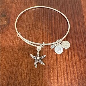 Alex And Ani Starfish Silver Bracelet